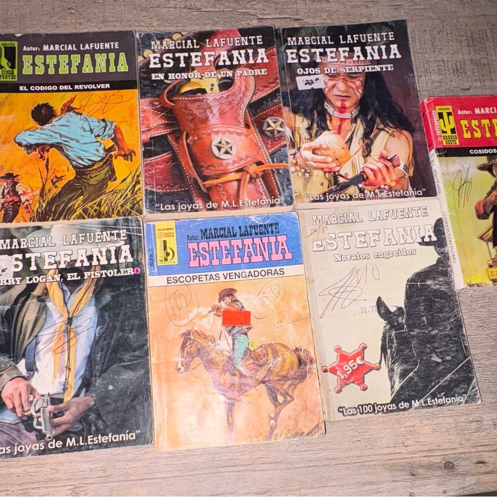 Marcial Lafuente Estefanía Western Novels Collection